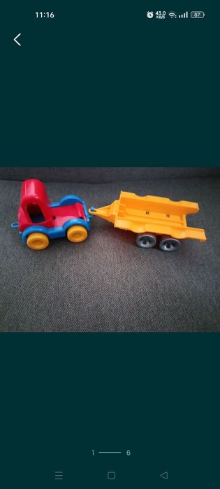 Auto samochód Wader kid car auto laweta