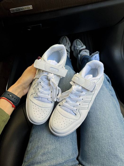 Кросівки Кроссовки Adidas Forum Low White Белый Білий Кросовки Демісезон