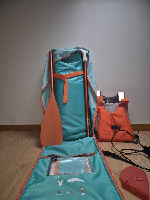 SUP Itiwit 10' Touring Completo, Bomba Elétrica, 2 Coletes, Excelente