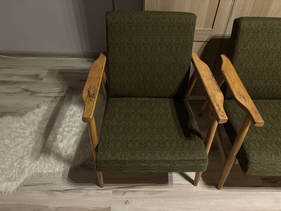 Fotel PRL lisek bdb stan