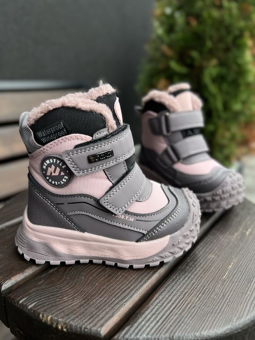 Дитяче зимове взуття. Термочеревики, термочобітки для дівчаток 23-28