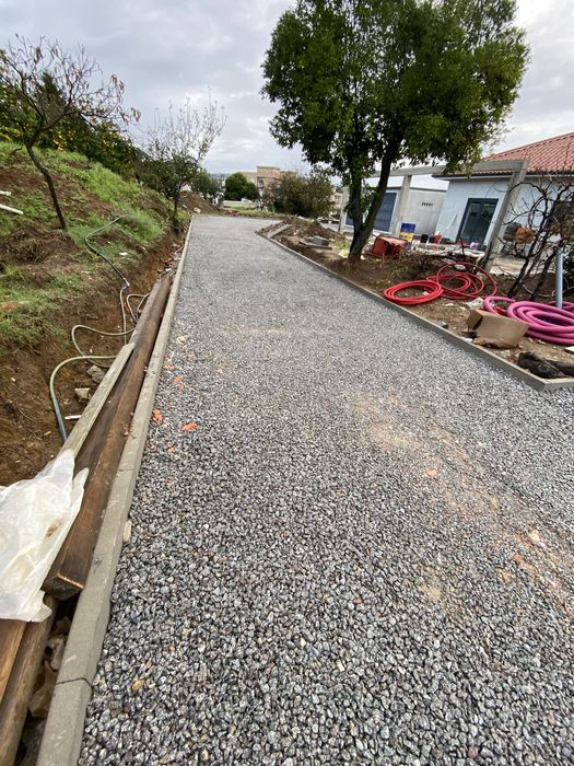 Pavimentos em betao.