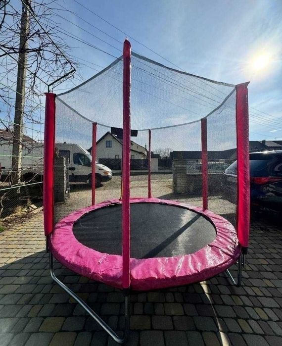 Качественный детский батут Дитячий батут 252 183 см