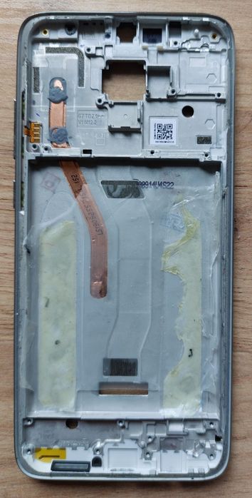 Xiaomi redmi note 8 pro srebrna chromowana ramka rama z uszczelkami