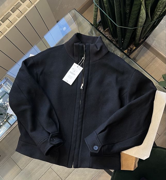 Вовняна куртка бомбер ZARA!