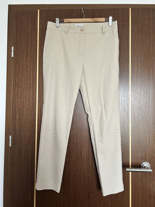 Beżowe spodnie Deni Cler 100% bawełna R40