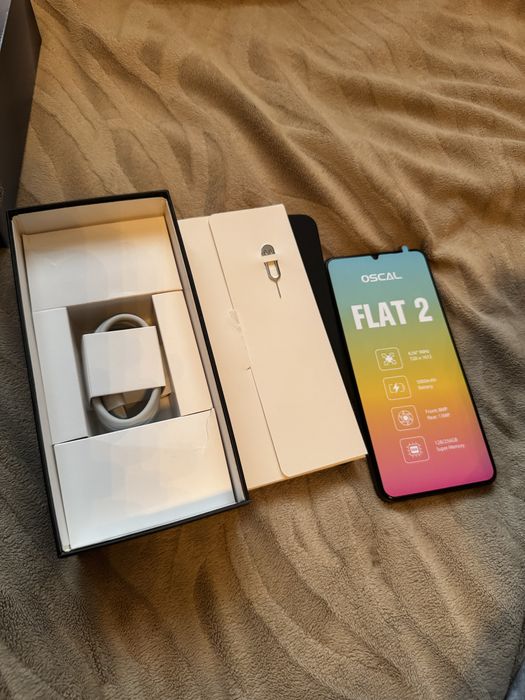 Смартфон Oscal Flat 2 4/128GB Phantom Black