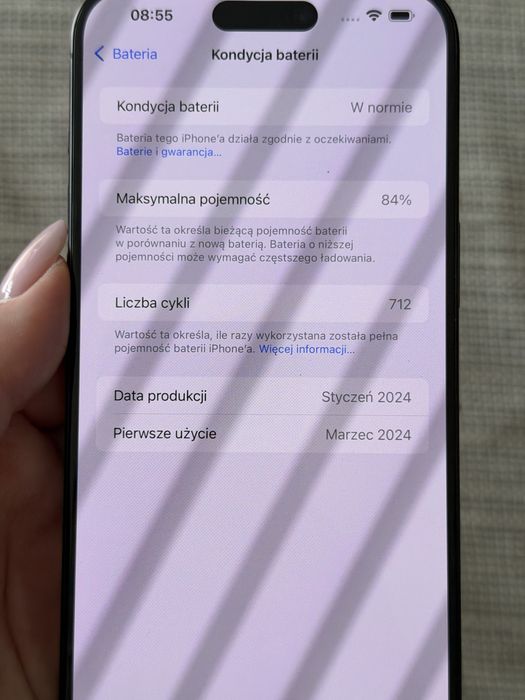 iPhone 15 pro max 512 GB black titanium