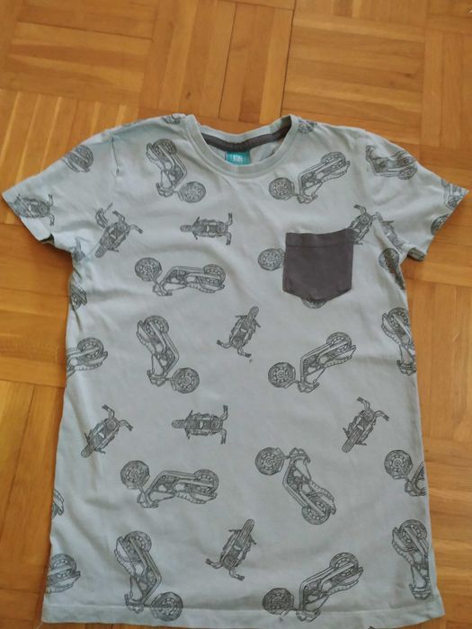 T-shirty bawełniane x 5 dla chłopca 128 cm (cena za całość)