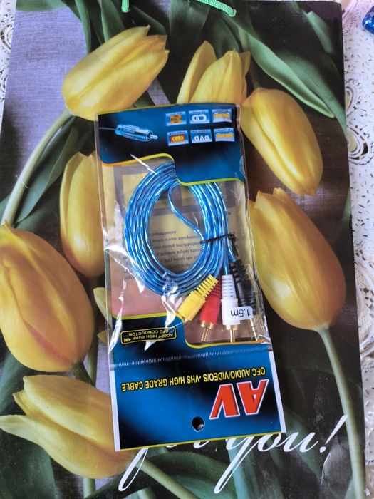 Кабель 3 RCA -3.5mm AUX.