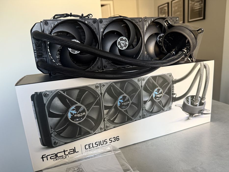 Chłodzenie AIO 360mm Fractal Desing Celsius S36 + Arctic P12