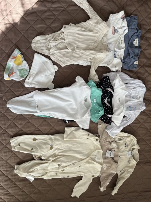 Wyprawka chłopiec 50/56 kappahl/newbie/carters/gerber/kongesslojd/zara