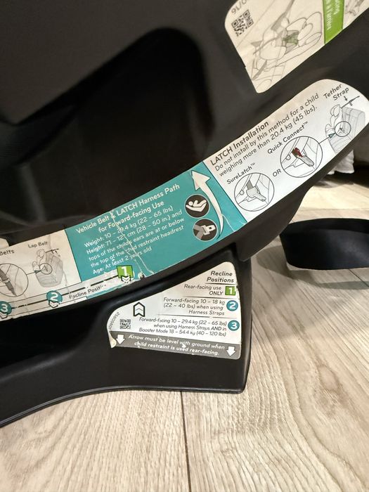 Автокрісло Evenflo safemax platinum series з народження, 1, 2, 3 роки