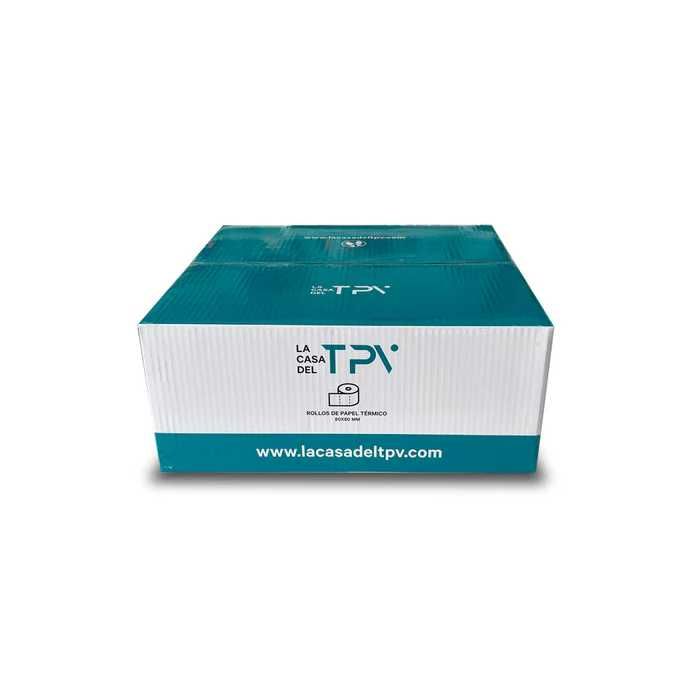 Caixa com 200 rolos de papel térmico 80 x 80 mm - Excelente qualidade