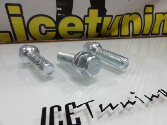 Pernos boleado para espaçadores de 5mm, 12mm, 15mm, 20mm, 30mm  12 x 1.25 / 12 x 1,5 / 14 x 1,25 / 14 x 1,50
