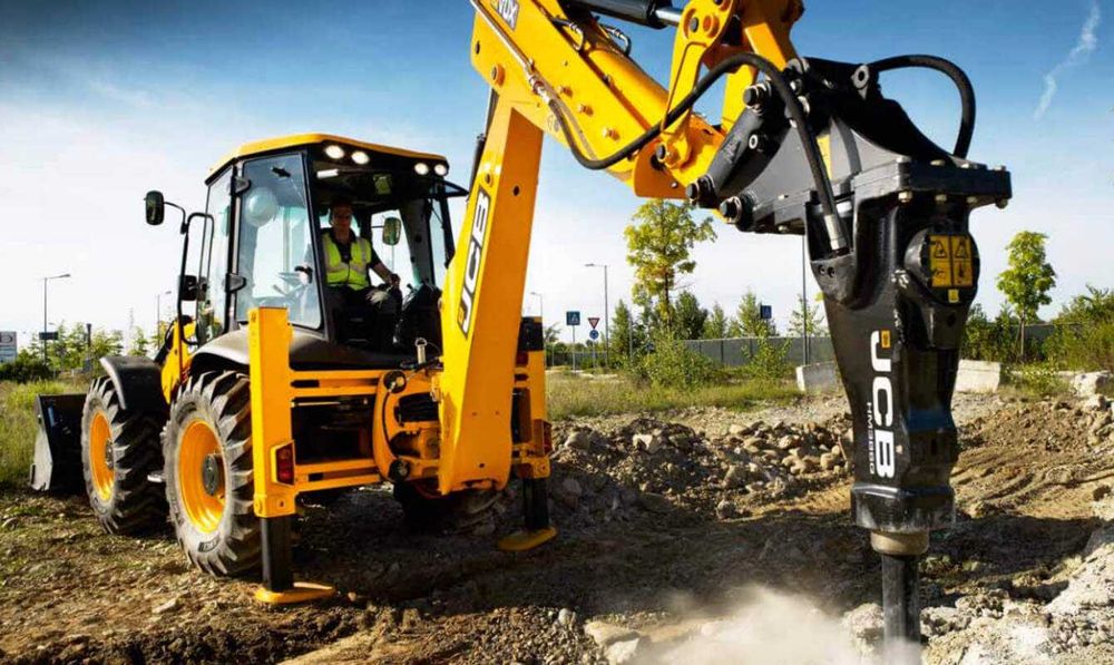 Послуги Оренда екскаватора JCB 4 CX (гідромолот, гідробур (ямобур))