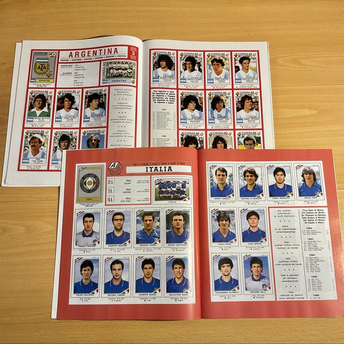 Cadernetas Mundial Mexico 86 e Espanha 82