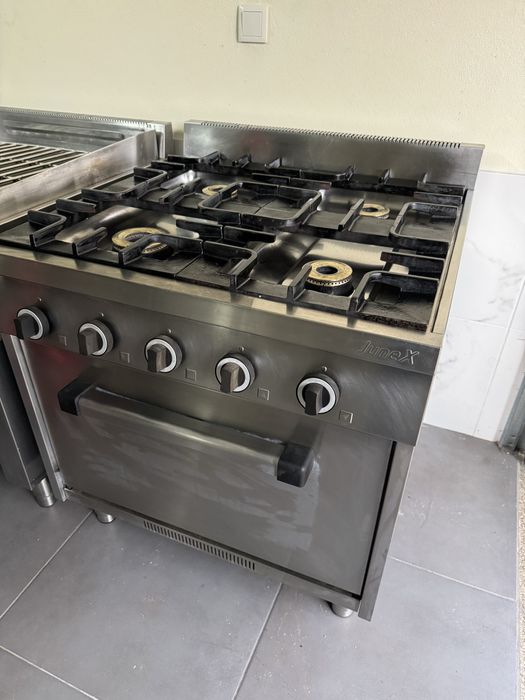 Fogão 4 queimadores / 4 bocas junex  mais grelhador