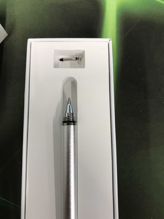 Rysik do ekranów precyzyjny 2w1 Srebrny