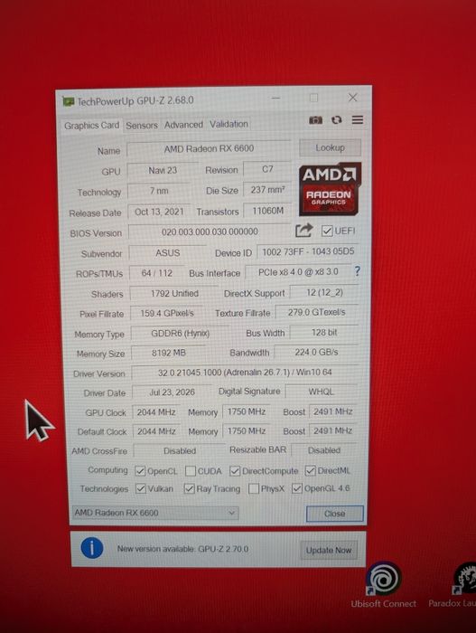 Karta graficzna Asus Dual Radeon RX6600