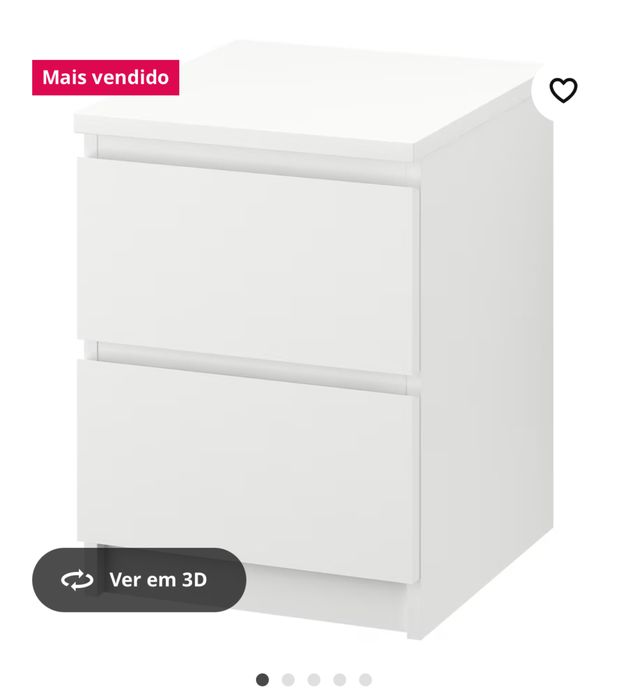 Conjunto móveis de quarto MALM