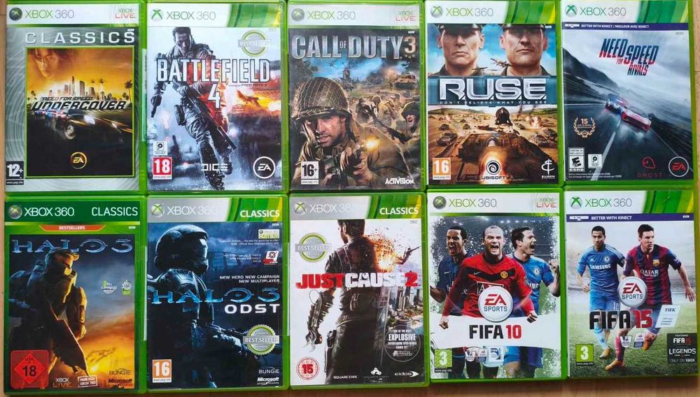 Дискі ігри Xbox 360 LTтешкі розпродаж