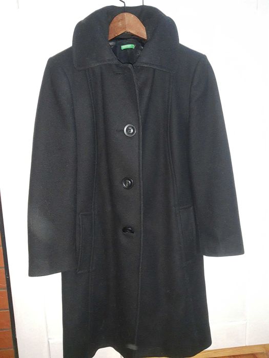 Płaszcz Benetton 80% wełna