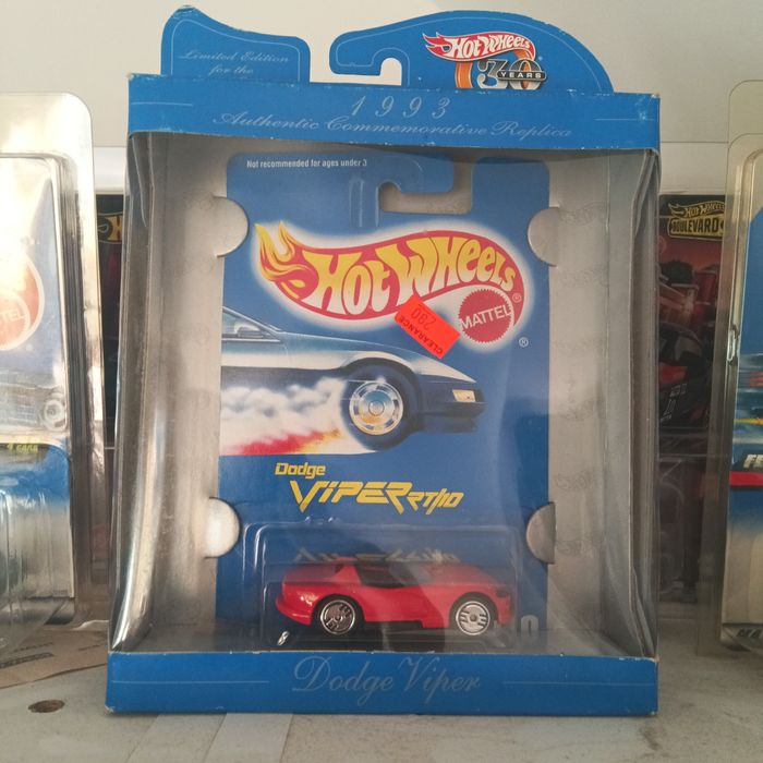 Hot Wheels Dodge Viper RT/10 - niespotykany klasyk blister-box