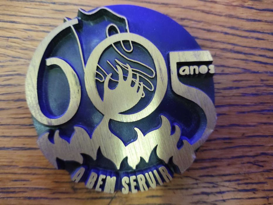 medalha comemorativa regimento sapadores bombeiros lisboa 605 anos