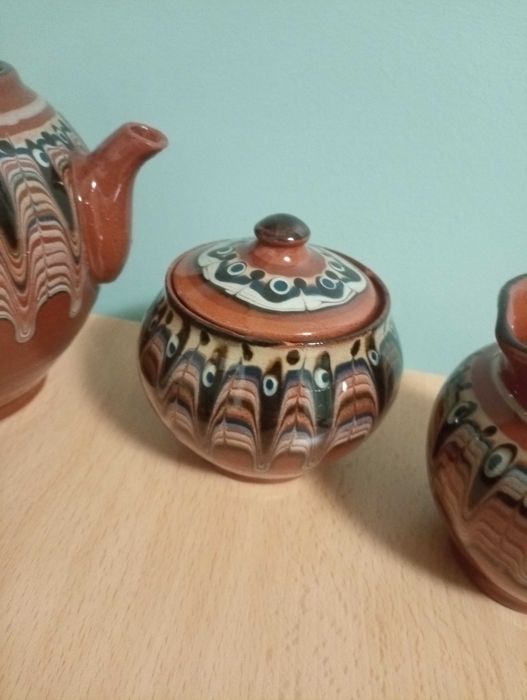 Vintage Terracotta Coffee Set437280203647242242