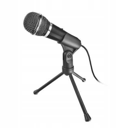 Mikrofon Trust Starzz Uniwersalny, Czarny - USZKODZONE PUDEŁKO !!