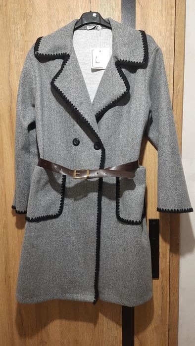 Płaszcz szary, rozmiar uniwersalny