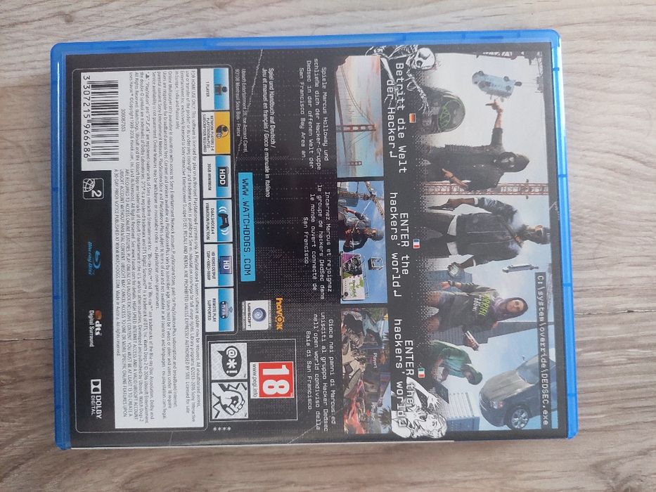 Watch Dogs 2 PS4 Stan Bardzo Dobry