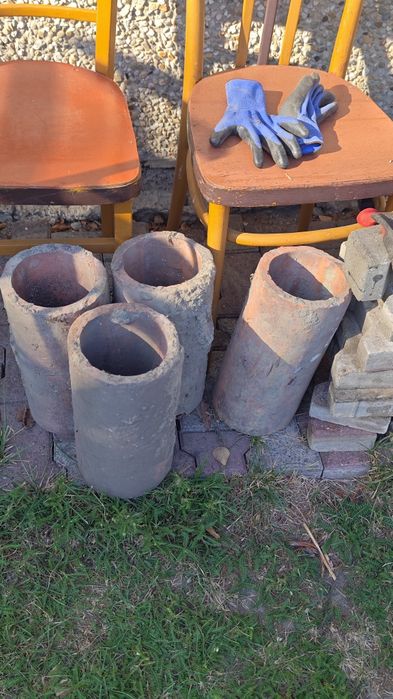 Oddam za darmo rury z cegieł