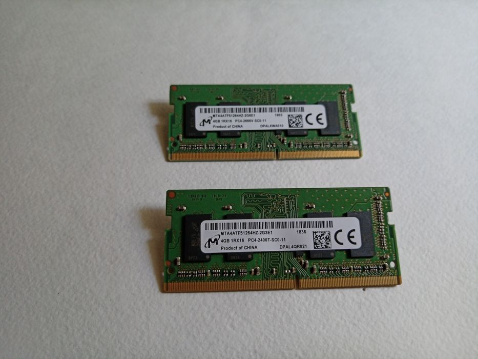 8gb RAM ddr 4gb x 2