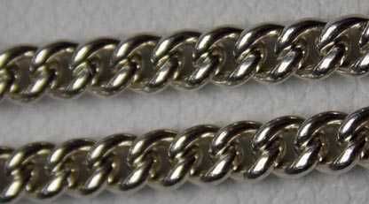Srebrny  łańcuszek pancerka  61 cm. 1,9 mm.
