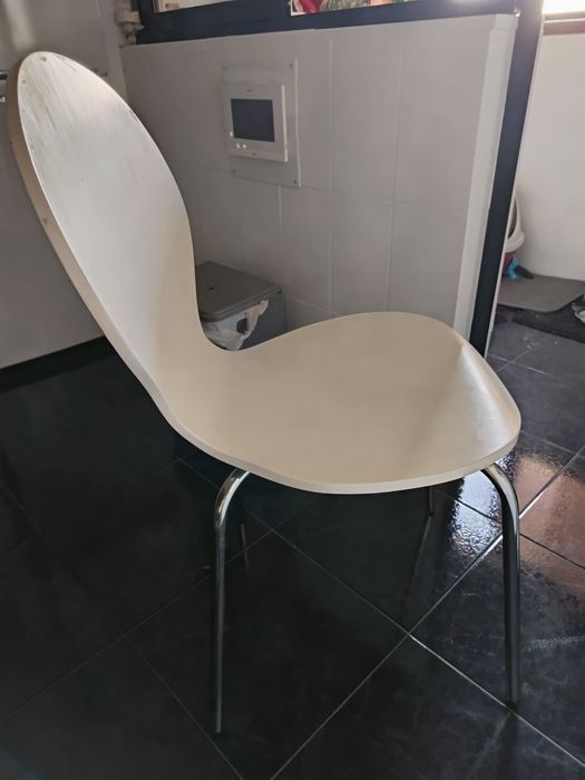 Cadeira cozinha branca