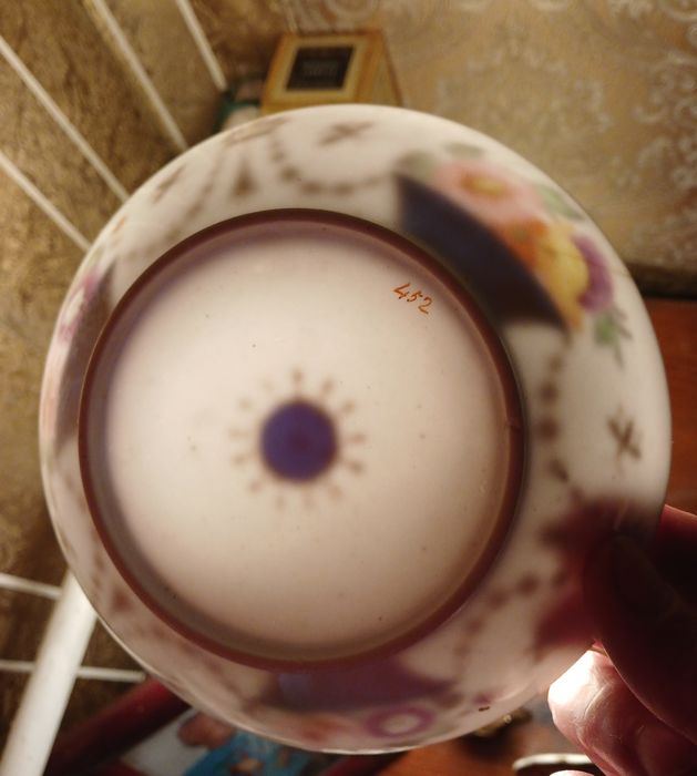 Английский форфор. Чайная пара