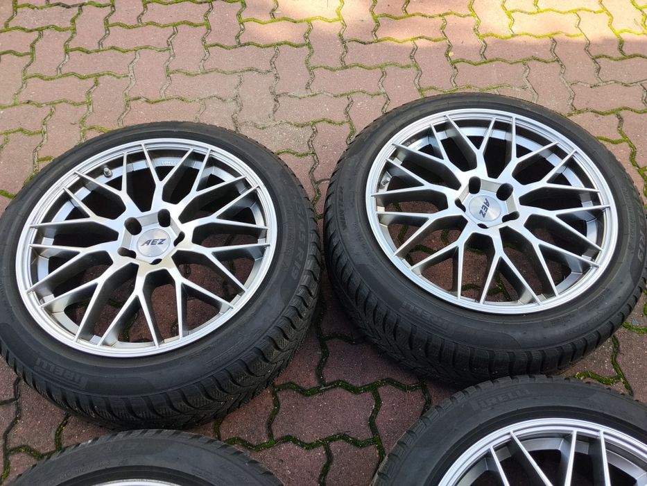 Felgi 19 AEZ Crest 5x112 ZIMA Audi Mercedes VW  Seat Skoda 245 45R19 Pirelli
