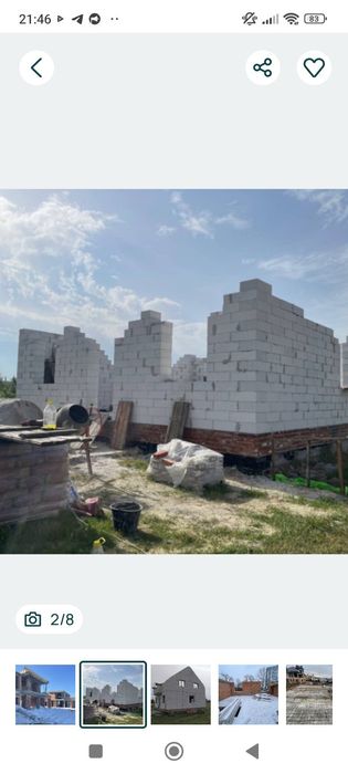 Кадка цегли піногазоблоків  фундамент