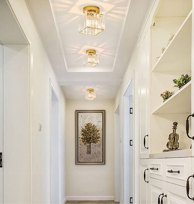 Kryształowa Lampa Sufitowa Nowoczesna