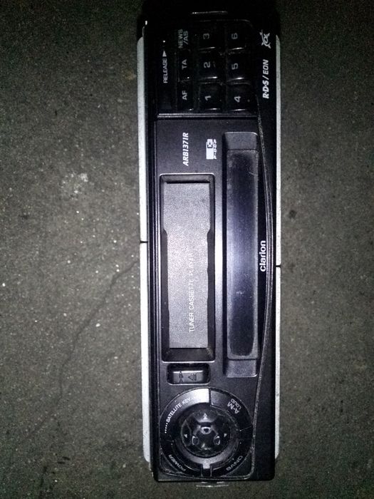 Radio cassete a funcionar