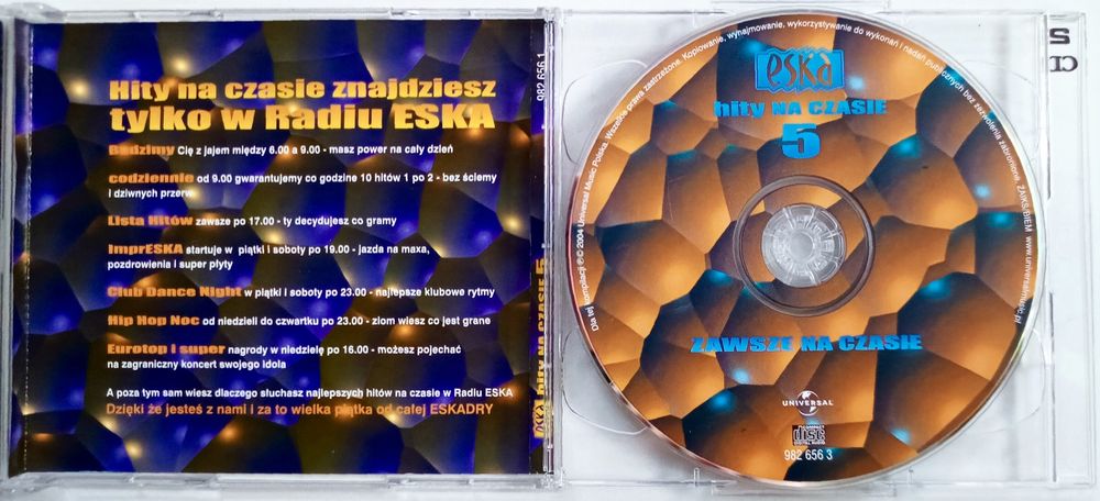 Eska Hity Na Czasie 5 2CD 2004r Safari Duo ATB In-Grid Morcheeba