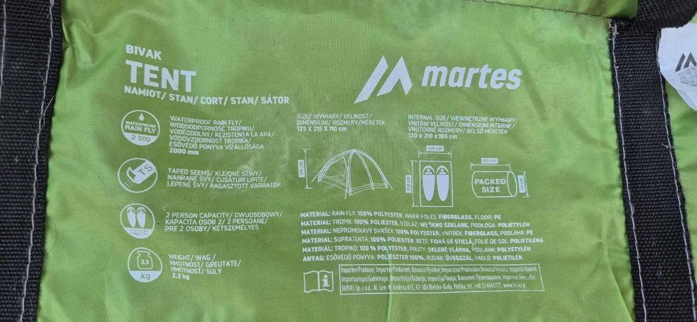 Namiot zielony Martens