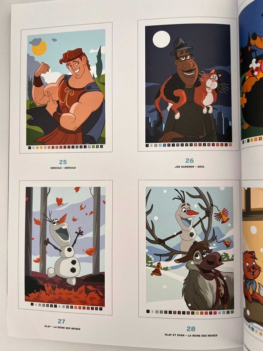 Розмальовка Дісней по номерам оригінал польське видання Pory roku