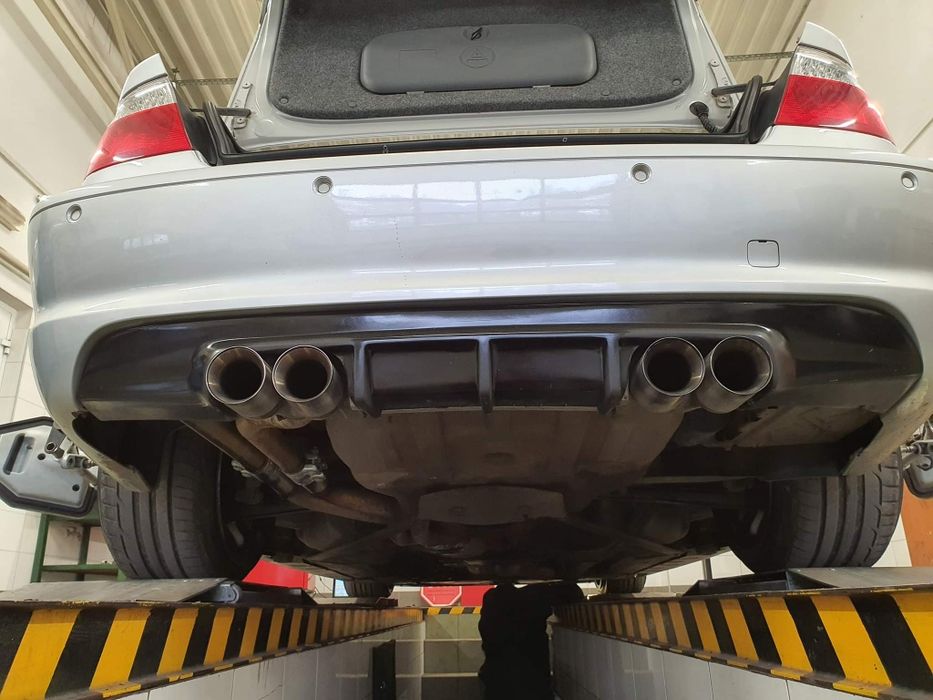 Wydech E46 wzór M3 / CSL / 4 końcówki (BANDAZ W CENIE)
