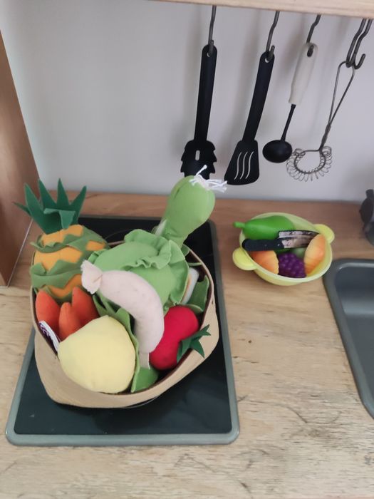 Cozinha de brincar com acessórios