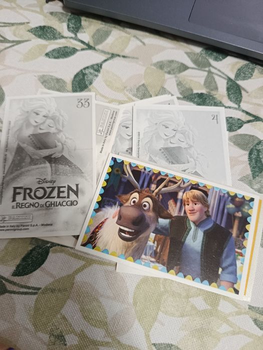 Cromos para caderneta Frozen