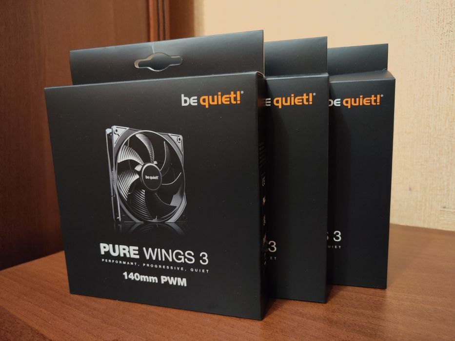 НОВІ!  Вентилятори be quiet! Pure Wings 2 140mm