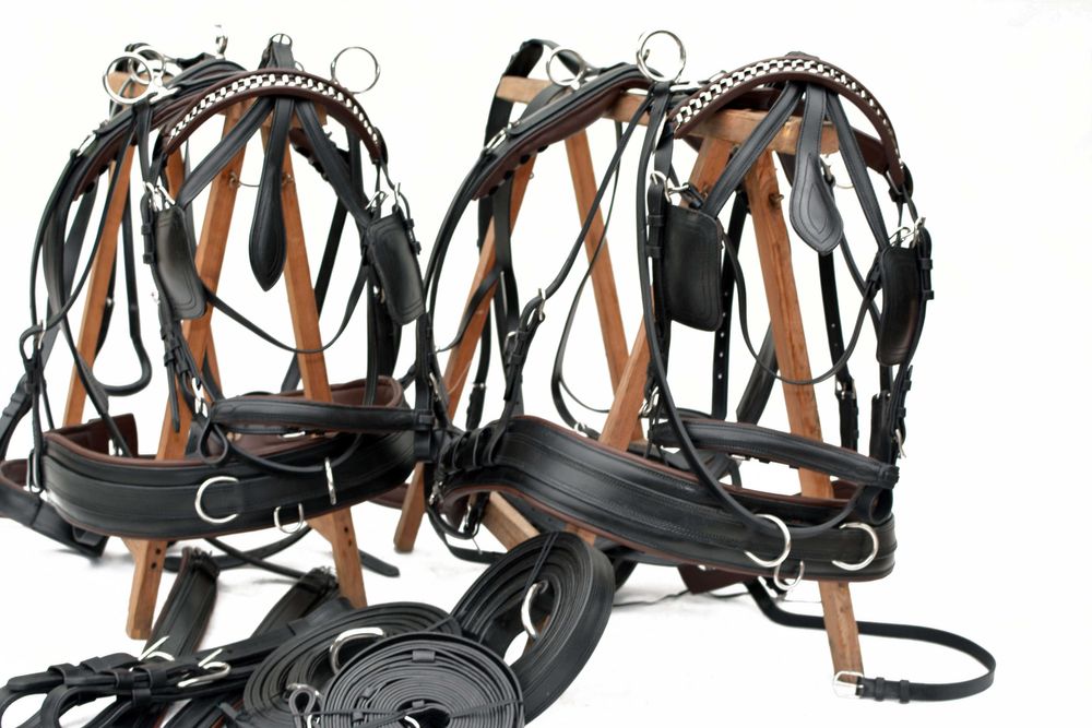 Uprząż na parę koni maraton roz Full lub Cob
